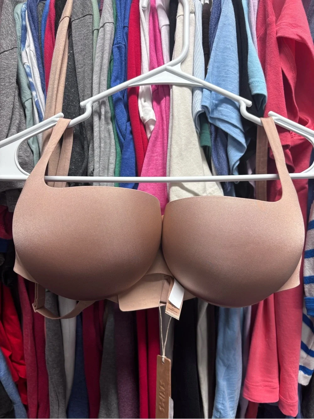 SKIMS Balconette Push-Up Bra in Nude Tan - Picture 2 of 3
